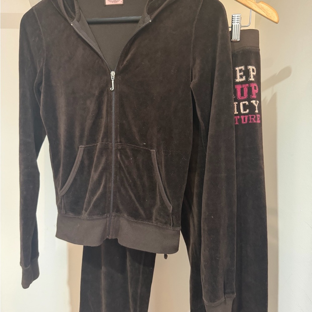 SOLD Juicy Couture Brown Tracksuit Set
